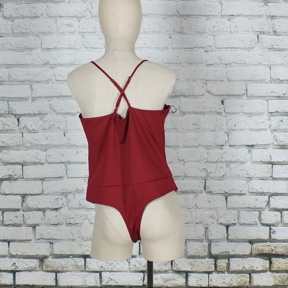 SOCIALITE Ruby Red Bodysuit - Picture 2 of 6